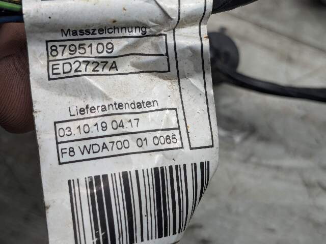18-21 OEM BMW G01 F97 X3M Rear Parking Distance Sonic Sensors PDC Harness Gray