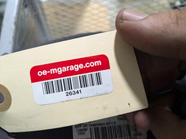 OEM BMW G01 F97 X3 Rear Trunk Luggage Cover Shelf Trim Roller Sun Shade Blind