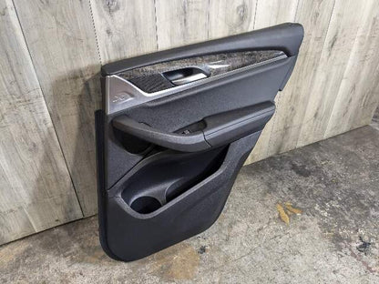 OEM BMW G01 X3 REAR Right Passenger Interior Door Panel Card Trim Cover Black