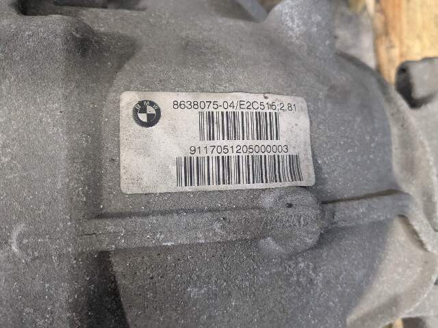 16-20 OEM BMW G11 G12 G30 M550 750 M760 AWD Rear Differential Axle Carrier 2.81
