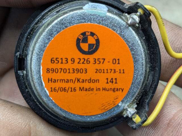OEM BMW F13 F32 F80 F36 F82 M3 M6 Audio Sound System Speaker HARMAN KARDON