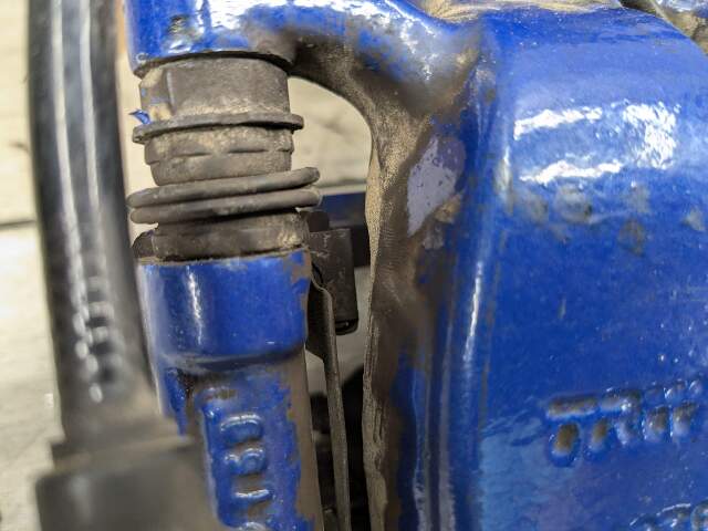 20-24 OEM BMW F97 F98 X3M X4M REAR Right Passenger Side Caliper Brembo Blue