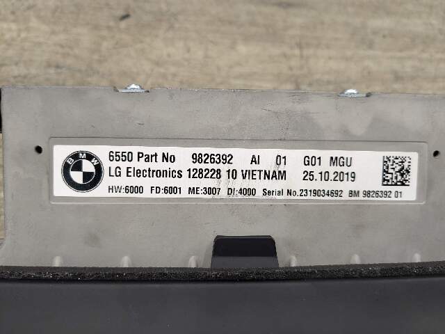 18-21 OEM BMW G01 G02 X3 X4 Dash Board Navigation Display Monitor Screen 10.25"