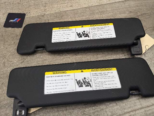 19-24 OEM BMW G29 Z4 30 M40 Interior Sun Visor Left Driver Right Passenger Black