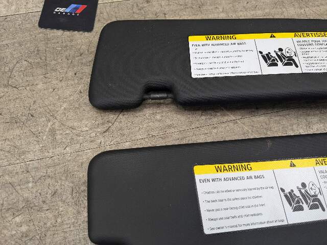 19-24 OEM BMW G29 Z4 30 M40 Interior Sun Visor Left Driver Right Passenger Black