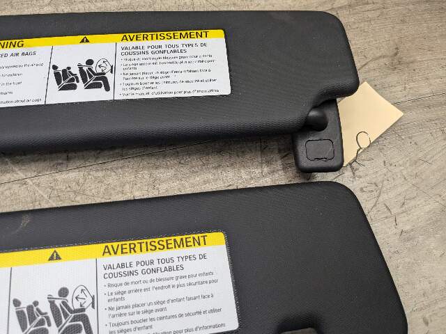 19-24 OEM BMW G29 Z4 30 M40 Interior Sun Visor Left Driver Right Passenger Black
