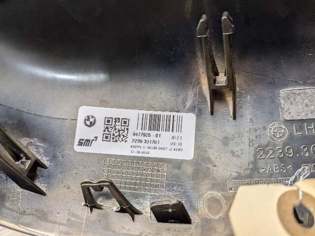 19-24 OEM BMW G29 Z4 Left Driver Upper Side Mirror Hub Cap Cerium Grey Cover