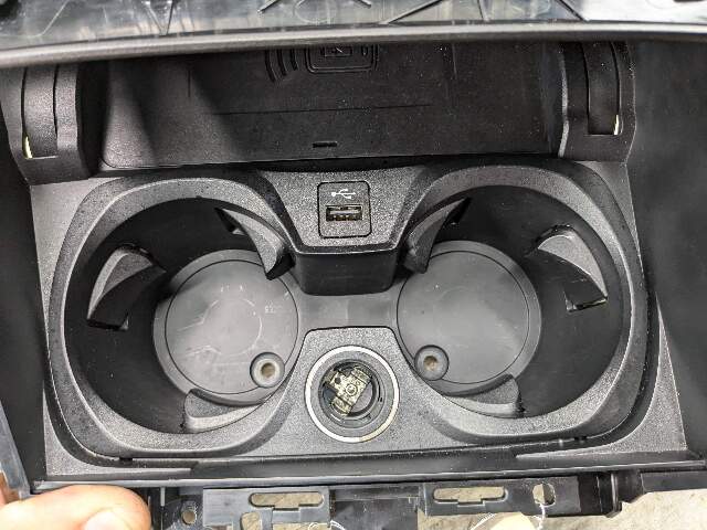 19-21 OEM BMW G20 330 M340 Center Console Cup Holder w/ Wireless Charging