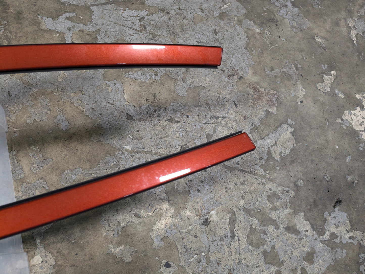 19-24 OEM BMW G20 330 M340 Left Right Roof Drip Molding Trim Cover Orange SET