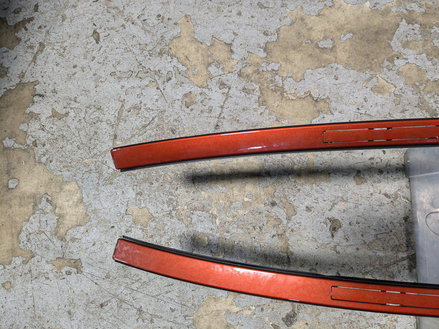 19-24 OEM BMW G20 330 M340 Left Right Roof Drip Molding Trim Cover Orange SET