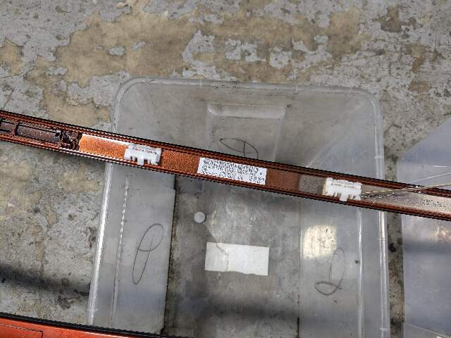 19-24 OEM BMW G20 330 M340 Left Right Roof Drip Molding Trim Cover Orange SET
