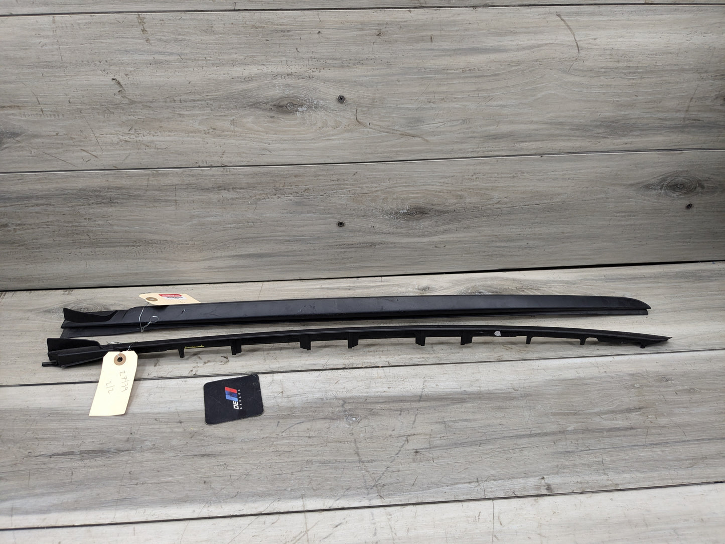 OEM BMW G20 330 M340 Front Left Right Windshield Pillar Rail Molding Trim SET