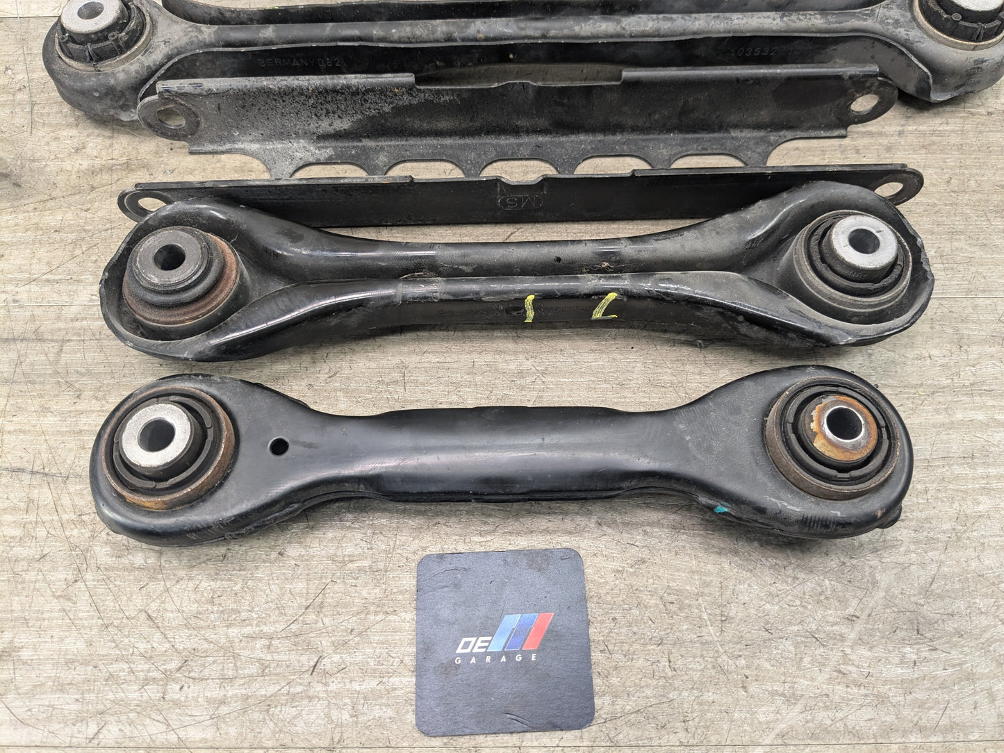 BMW E88 E90 E92 Rear Right Lower Upper Suspension Control Arm Wishbone SET