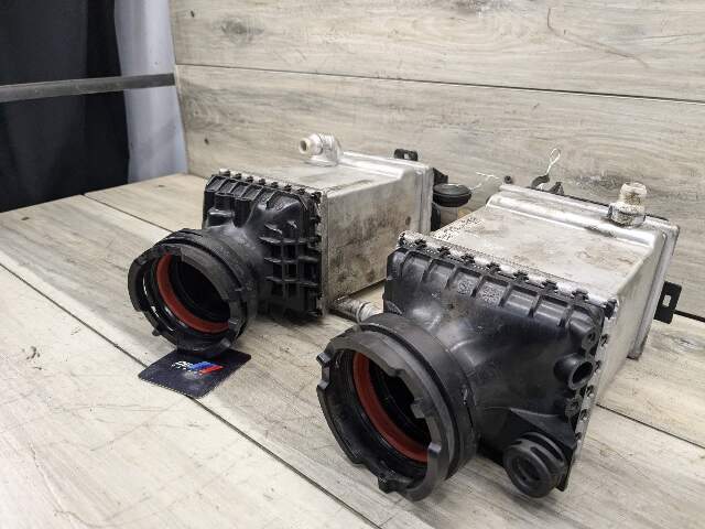 16-19 OEM BMW G30 M550 G12 750 N63R Turbocharger Intercooler Air Cooler SET