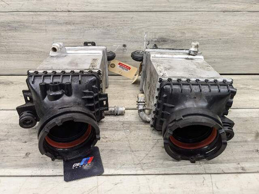 16-19 OEM BMW G30 M550 G12 750 N63R Turbocharger Intercooler Air Cooler SET