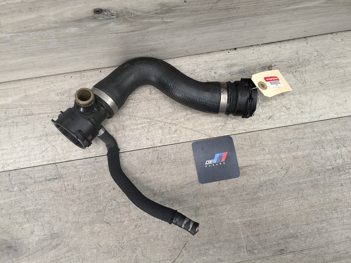 OEM BMW E90 Engine N55 Upper Radiator Coolant Hose Pipe Line