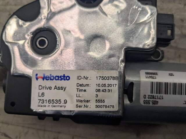 OEM BMW G30 F06 F82 F80 F13 F10 M2 M3 M4 M6 Upper Sunroof Moon Roof Motor Unit