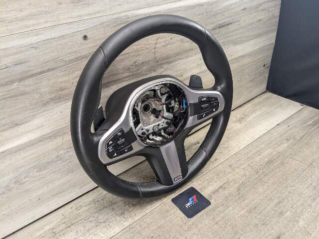 *OEM BMW F90 M5 G30 530 540 M550 M SPORT Leather Steering Wheel w/ Shifters