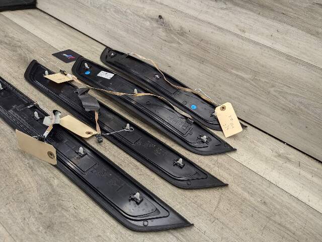 OEM BMW G30 M550 Front Rear Left Right Lighter Door Sill Plate Molding M Trim