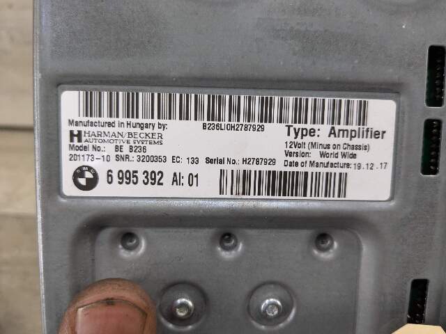 16-22 OEM BMW G30 G12 530 740 750 Top HiFi Stereo Audio Amplifier HARMAN KARDON