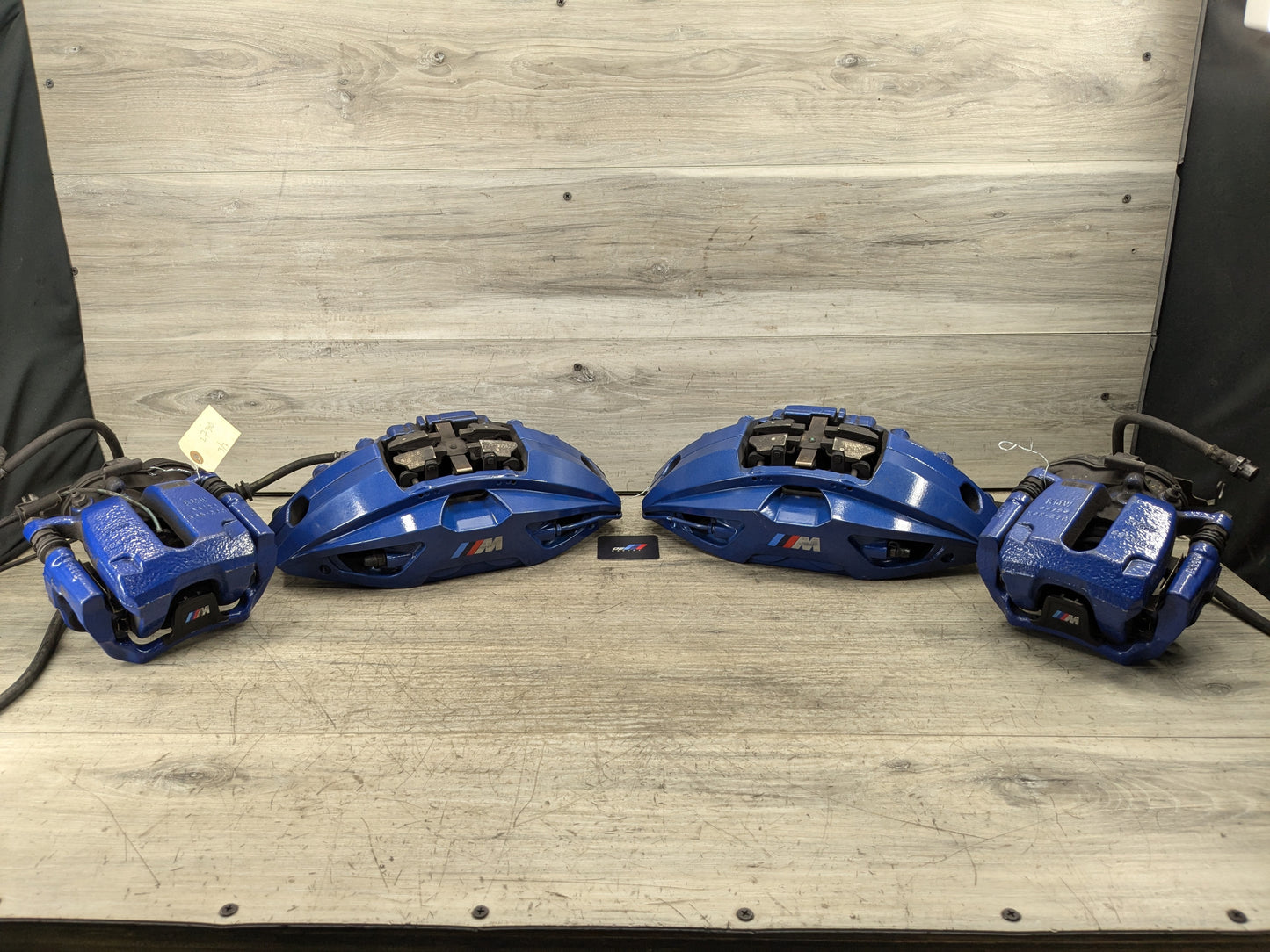 OEM BMW G30 530 540 M550 Front Rear Left Right Brake Calipers Brembo SET Blue