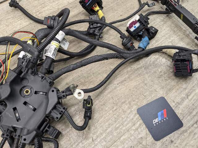 OEM BMW G11 G12 750 G30 M550 AWD Engine N63R Wiring Wire Harness Module 5-8