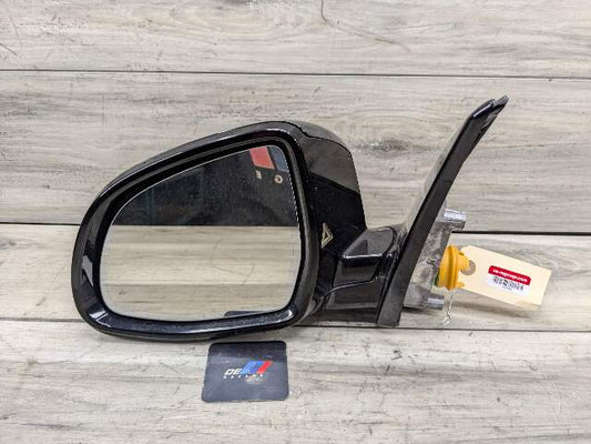 *15-19 OEM BMW F16 X6 Left Driver Side Mirror Assembly Camera Blind Spot Black