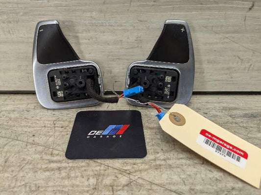 OEM BMW F22 F23 F30 F32 F33 F25 F36 AT Paddle Shifters Plus Minus Pair SET