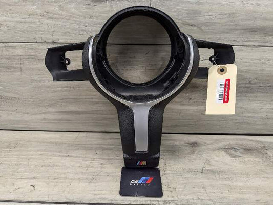 14-19 OEM BMW F15 F16 X5 X6 M Sport Steering Wheel Trim Bezel Cover