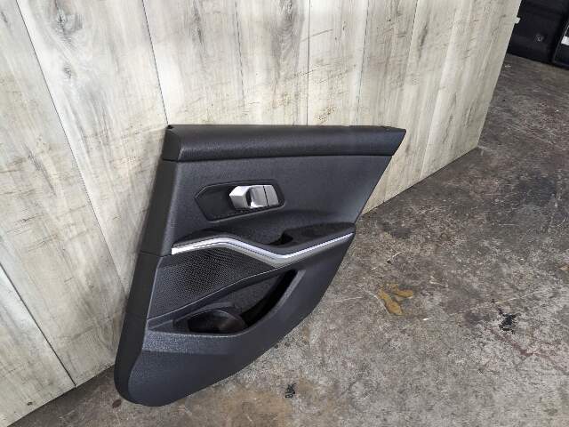 OEM BMW G20 330 M340 REAR Right Passenger Interior Door Panel Card Cover Black