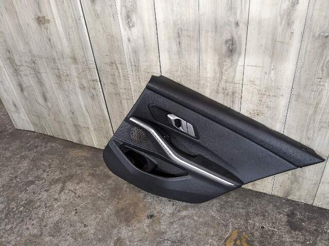 OEM BMW G20 330 M340 REAR Right Passenger Interior Door Panel Card Cover Black