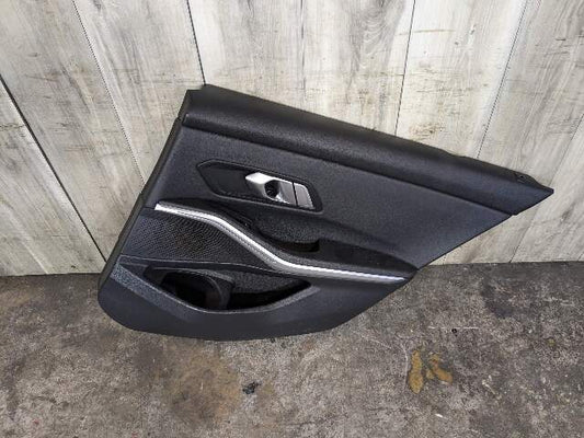 OEM BMW G20 330 M340 REAR Right Passenger Interior Door Panel Card Cover Black