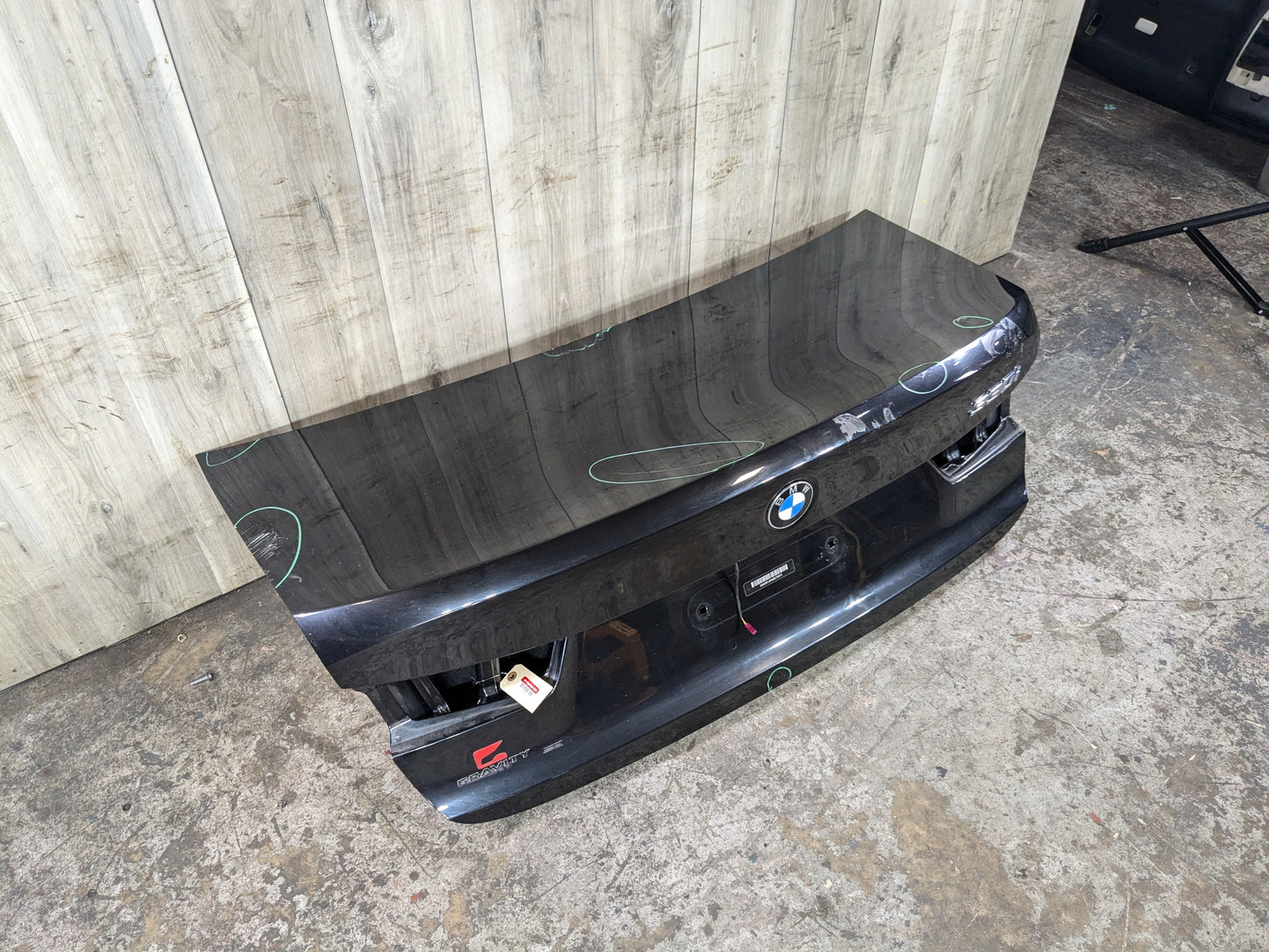 SCRATCHES* 19-24 OEM BMW G20 330 M340 Rear Trunk Lid Panel Deck Shell Black 475