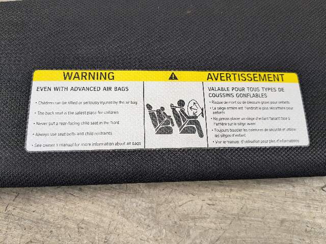 17-20 OEM BMW G30 540 M550 F90 M5 Interior Left Driver Sun Visor Alcantara Black