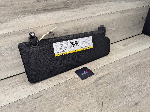 17-20 OEM BMW G30 540 M550 F90 M5 Interior Left Driver Sun Visor Alcantara Black