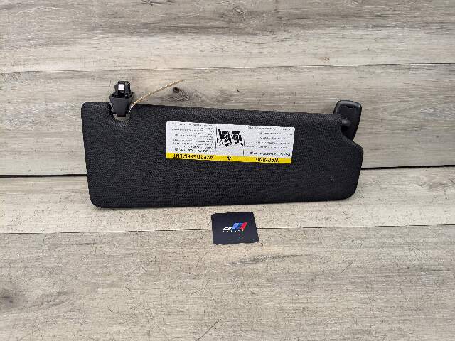17-20 OEM BMW G30 540 M550 F90 M5 Interior Left Driver Sun Visor Alcantara Black