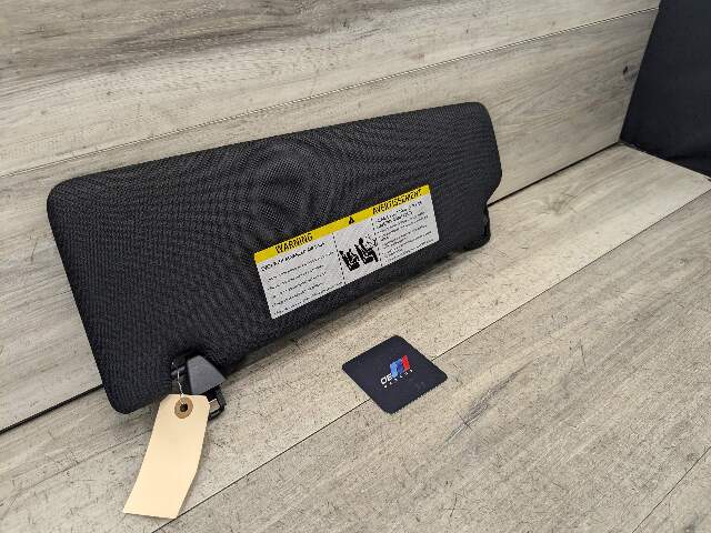 17-20 OEM BMW G30 530 540 F90 Interior Right Passenger Sun Visor Alcantara Black