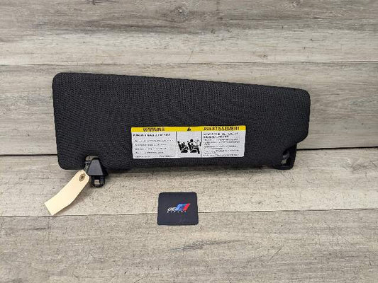 17-20 OEM BMW G30 530 540 F90 Interior Right Passenger Sun Visor Alcantara Black