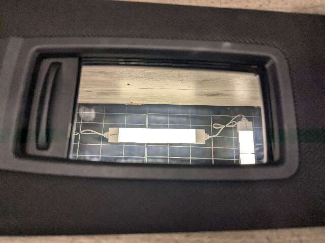 17-20 OEM BMW G30 530 540 F90 Interior Right Passenger Sun Visor Alcantara Black