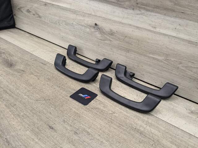 17-23 OEM BMW G30 520 530 540 M550 Interior Roof Top Grab Handle SET Black