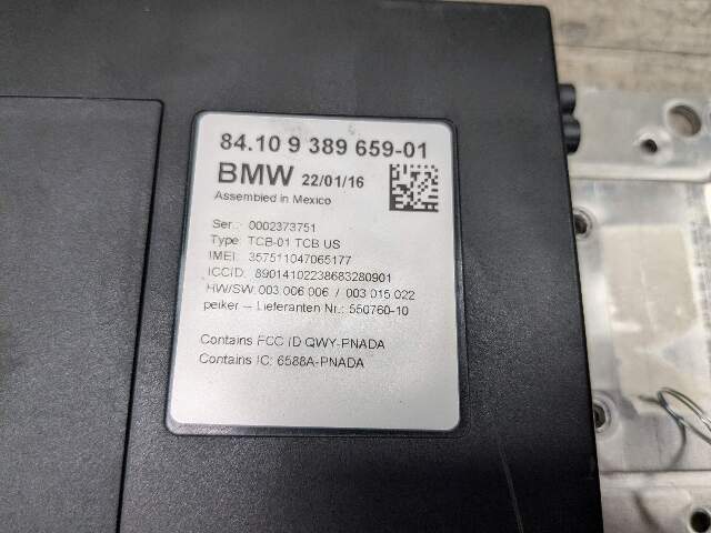 12-18 OEM BMW F32 F10 F13 i3 X3 X4 X5 F15 F16 F85 Telematics Control Unit Module