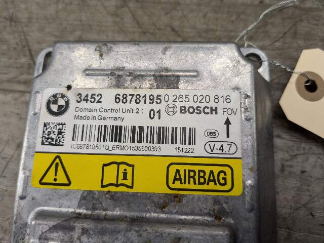 OEM BMW F15 F16 F85 F86 AirBag Air Bag SRS ICM Control Module Unit ECU Comp