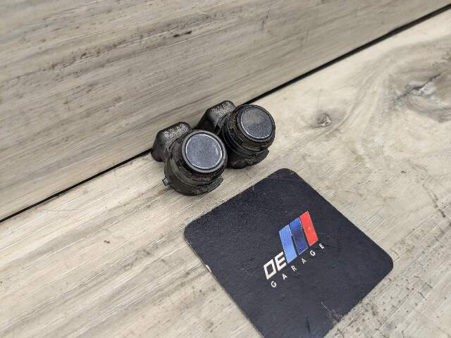 OEM BMW F15 F85 X5 X6 Rear Parking Distance Sonic Sensor PDC Black PAIR
