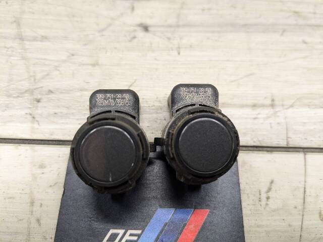 OEM BMW F15 F85 X5 X6 Rear Parking Distance Sonic Sensor PDC Black PAIR