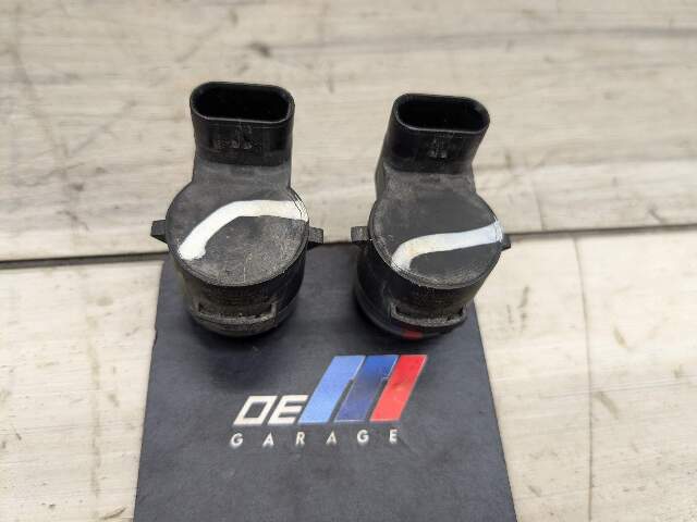 OEM BMW F15 F85 X5 X6 Rear Parking Distance Sonic Sensor PDC Black PAIR