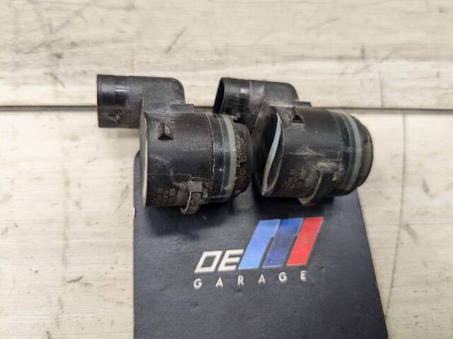 OEM BMW F15 F85 X5 X6 Rear Parking Distance Sonic Sensor PDC Black PAIR