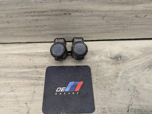 OEM BMW F15 F85 X5 X6 Rear Parking Distance Sonic Sensor PDC Black PAIR