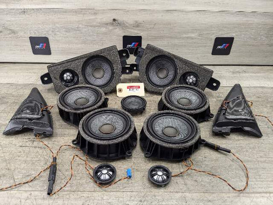 *DENT* OEM BMW F15 F16 F85 F86 X5 X6 Stereo Audio Speakers Top Harman Kardon SET