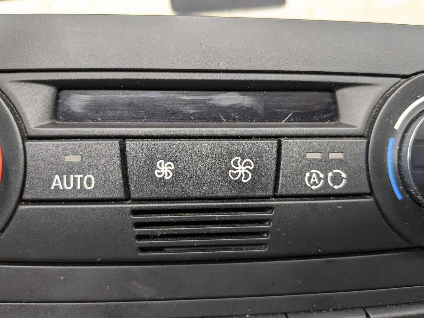 07-13 OEM BMW E92 E93 AC A/C Heater Climate Control Switch Panel Black