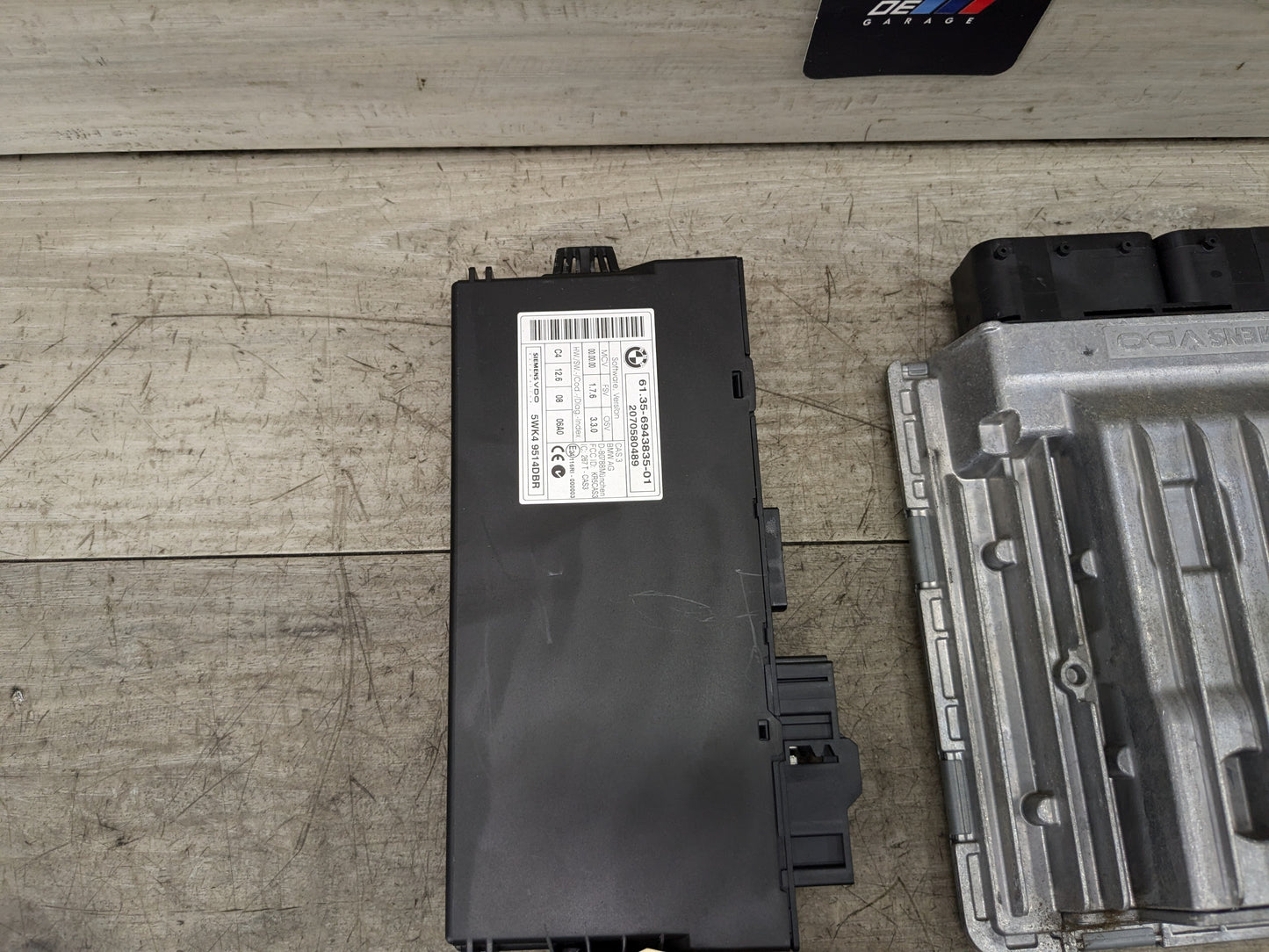 07-10 OEM BMW E92 E93 DME ECU CAS N54 Engine Control Unit Computer MSD80 SET